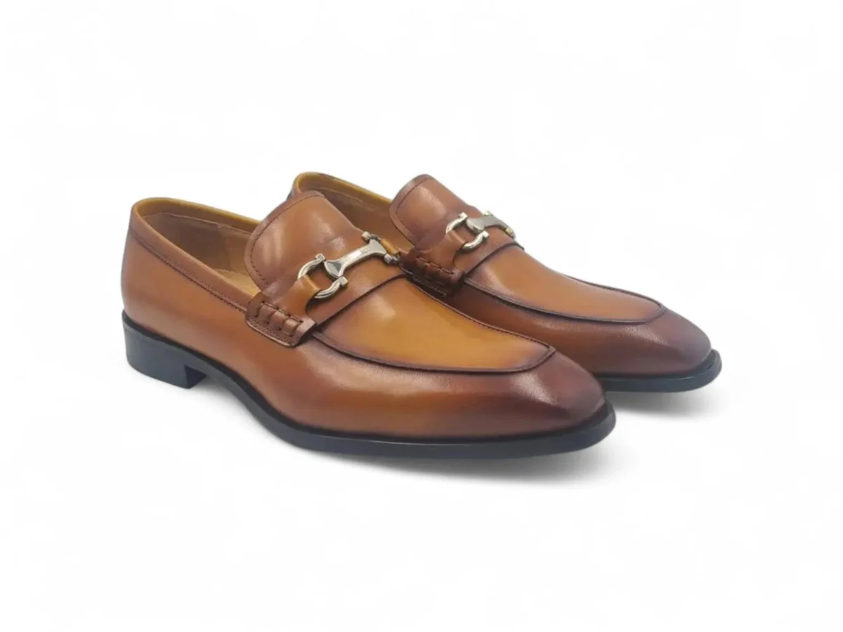 Carrucci Shoes Horsebit Buckle Loafer Calf Leather Timeless KS509-38 - Image 10