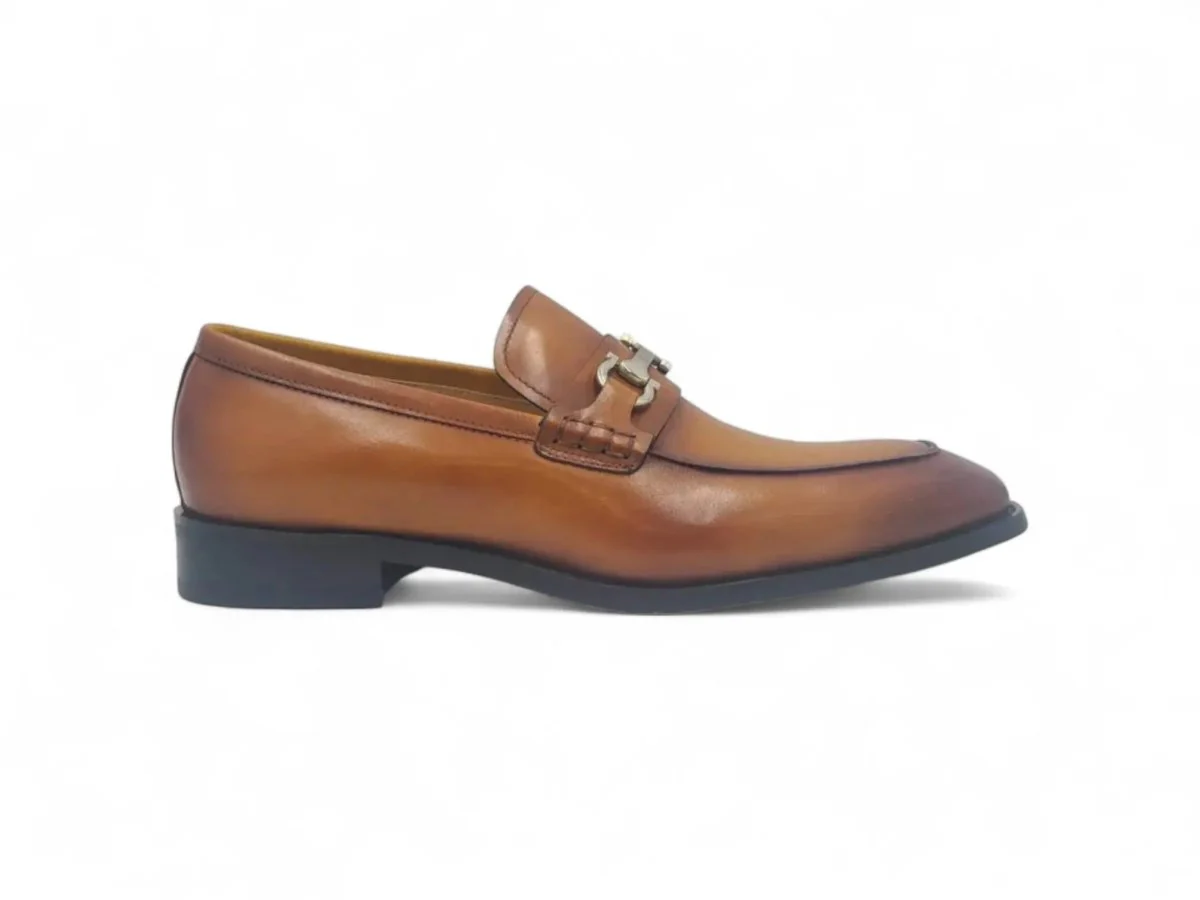 Carrucci Shoes Horsebit Buckle Loafer Calf Leather Timeless KS509-38 - Image 11