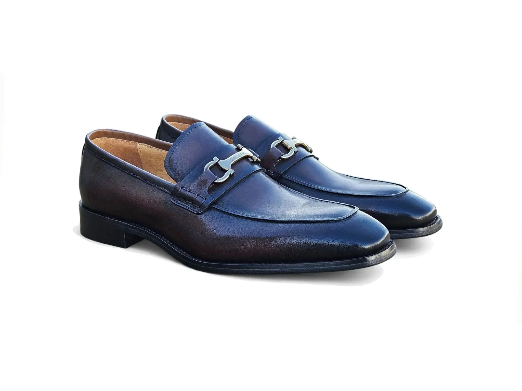 Carrucci Shoes Horsebit Buckle Loafer Calf Leather Timeless KS509-38 - Image 14