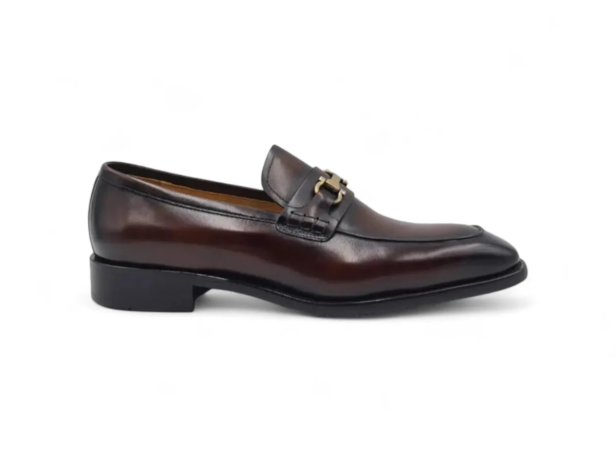 Carrucci Shoes Horsebit Buckle Loafer Calf Leather Timeless KS509-38 - Image 17