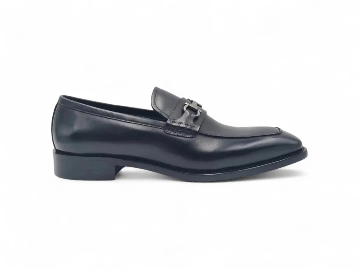 Carrucci Shoes Horsebit Buckle Loafer Calf Leather Timeless KS509-38 - Image 3