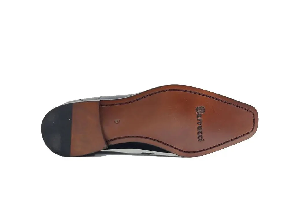 Carrucci Shoes Horsebit Wingtip Loafer Calfskin Burnished KL901-01 - Image 9