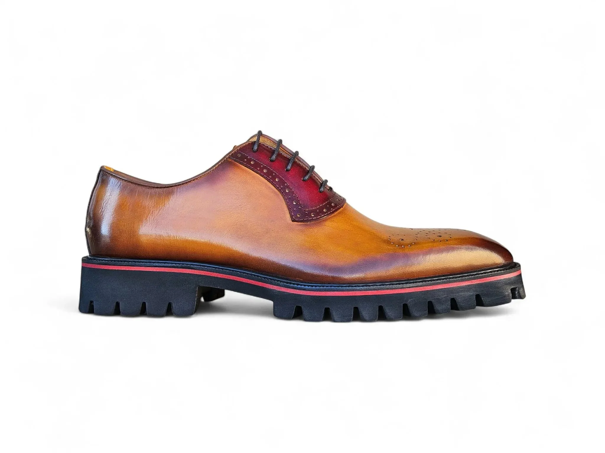 Carrucci Shoes Hybrid Lug Oxford Calfskin Leather KS557-15 - Image 13