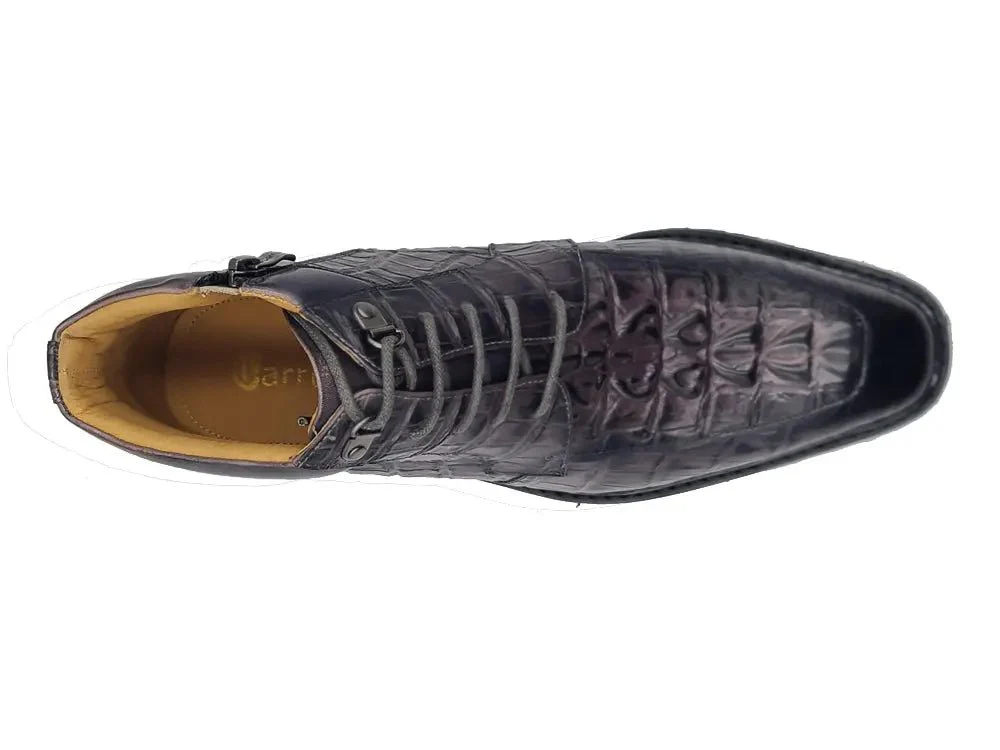 Carrucci Shoes KB Alligator Embossed Men's Leather Boots KB516-50 - Image 15