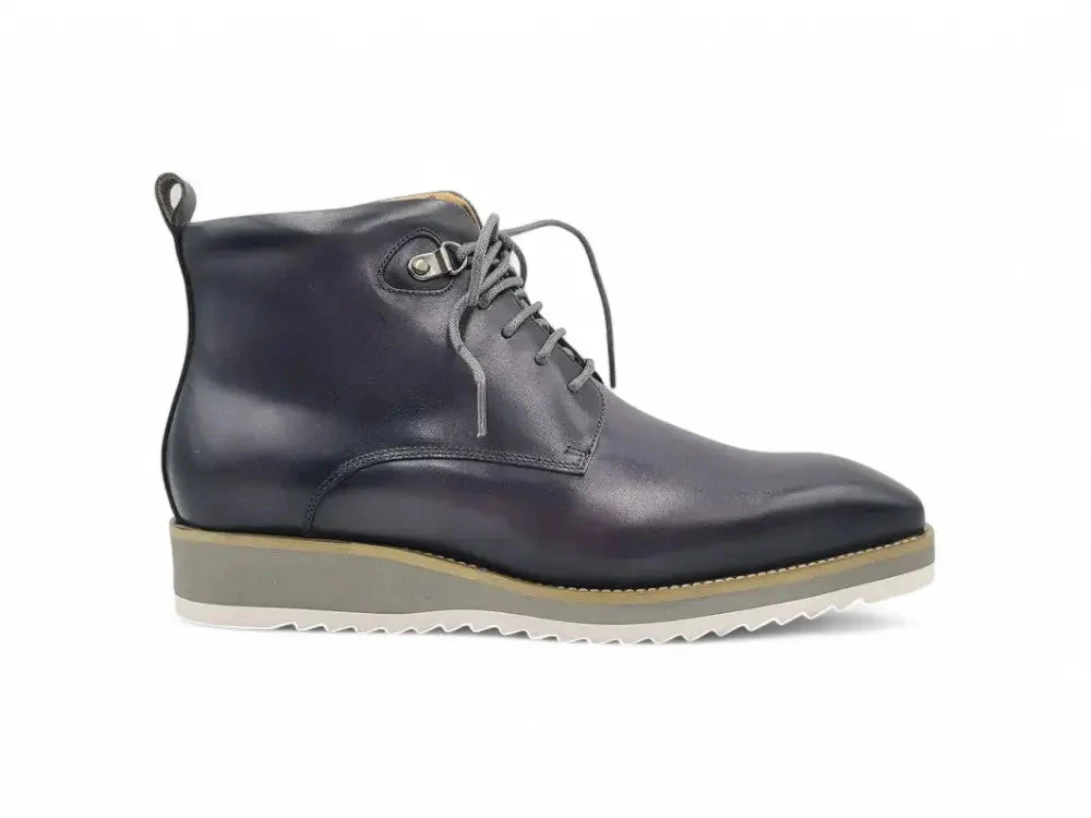 Carrucci Shoes KB Burnished Calfskin Lace Up Boot Patina Finish KB515-16 - Image 21