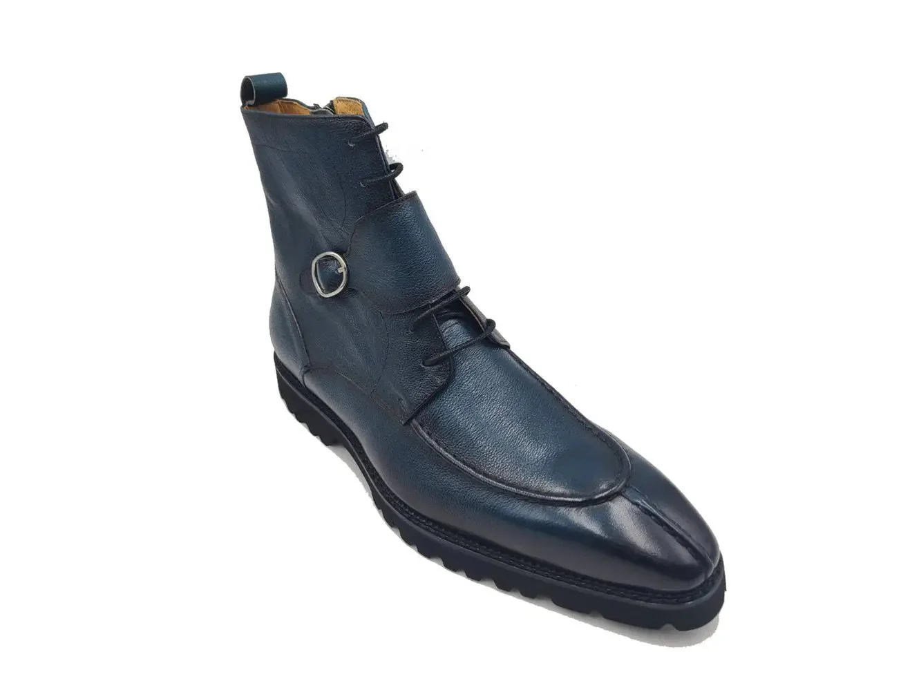 Carrucci Shoes Kb Rugged Split Toe Lace Up Boot Leather Boot KB480-03 - Image 22
