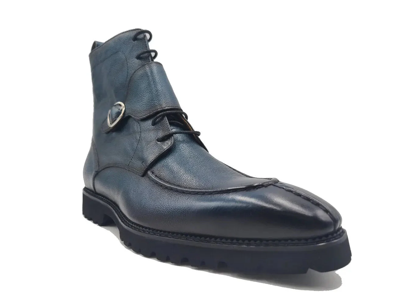 Carrucci Shoes Kb Rugged Split Toe Lace Up Boot Leather Boot KB480-03 - Image 23