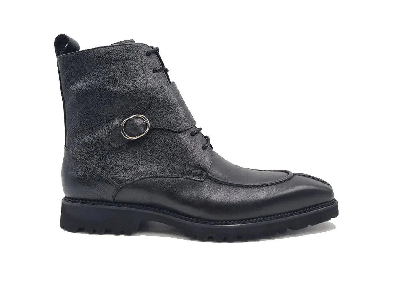 Carrucci Shoes Kb Rugged Split Toe Lace Up Boot Leather Boot KB480-03 - Image 28