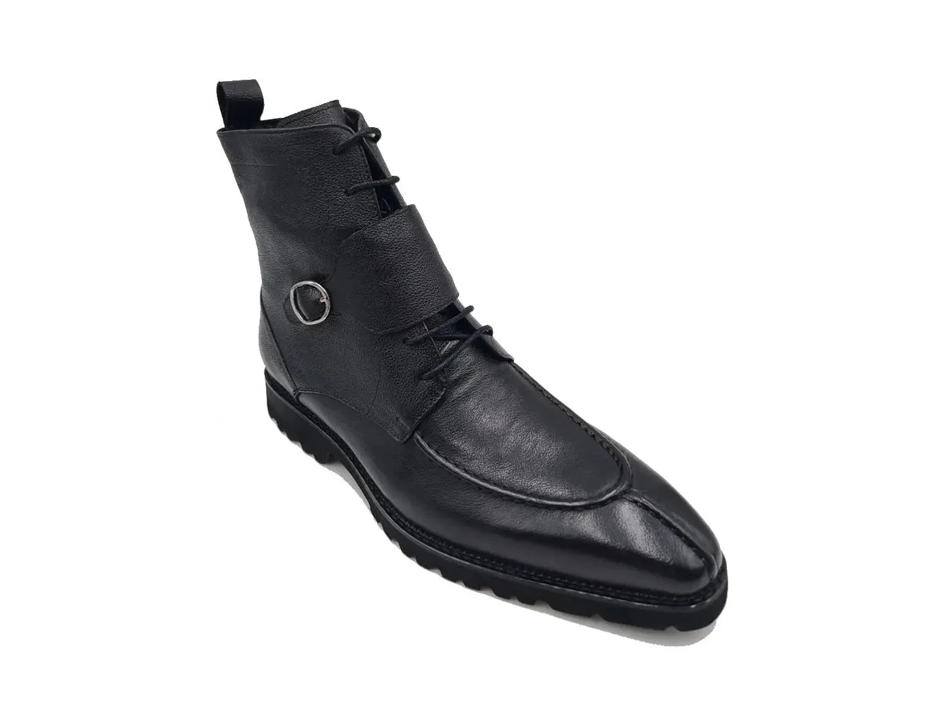 Carrucci Shoes Kb Rugged Split Toe Lace Up Boot Leather Boot KB480-03 - Image 29