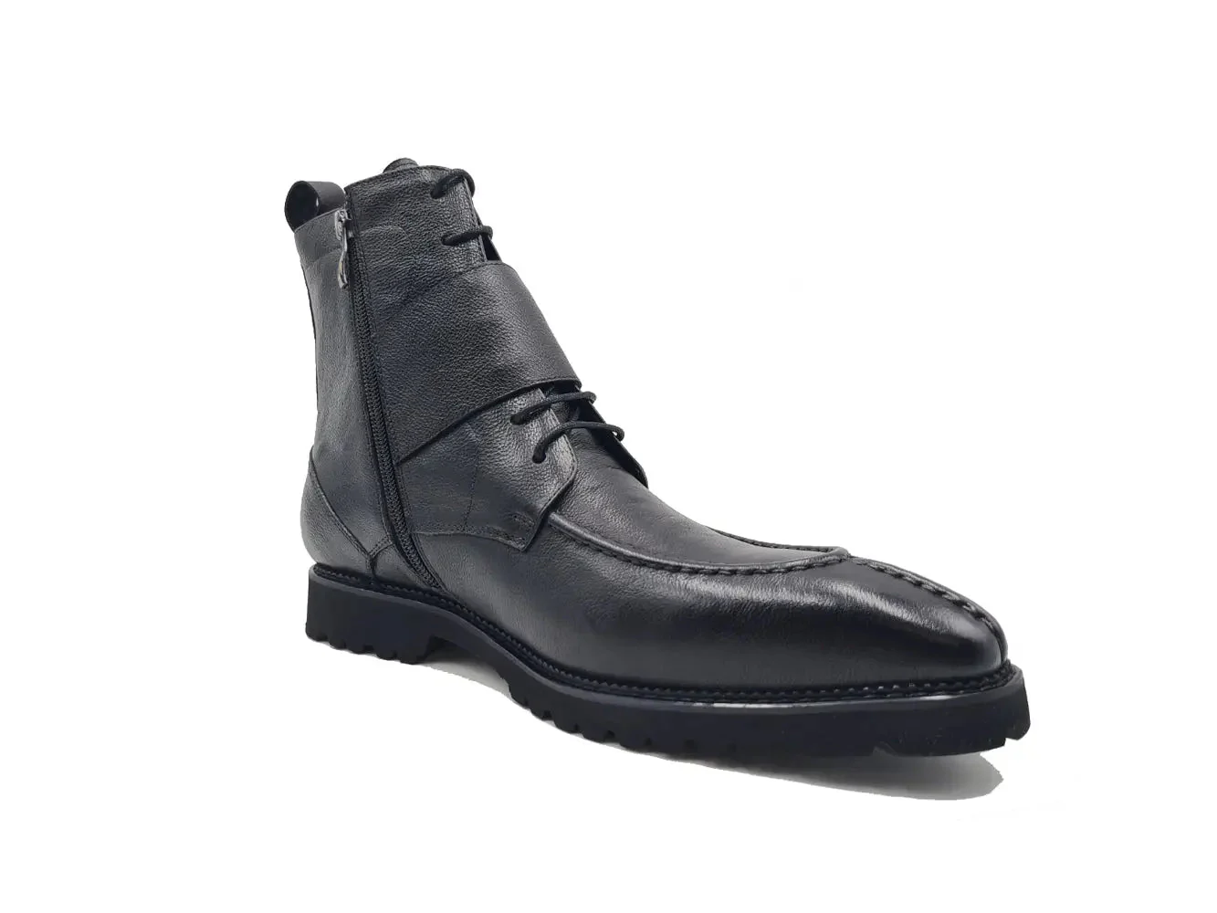 Carrucci Shoes Kb Rugged Split Toe Lace Up Boot Leather Boot KB480-03 - Image 31