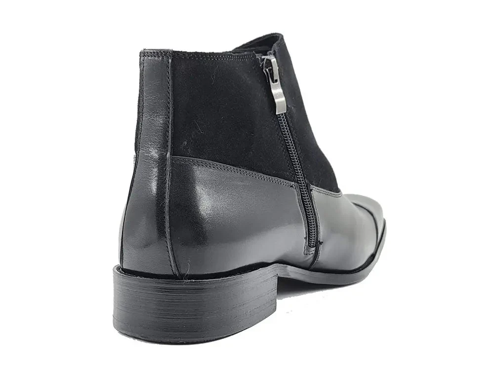 Carrucci Shoes Kb Three Buckles Monk Chukka Boot Calfskin KB503-18SC - Image 10