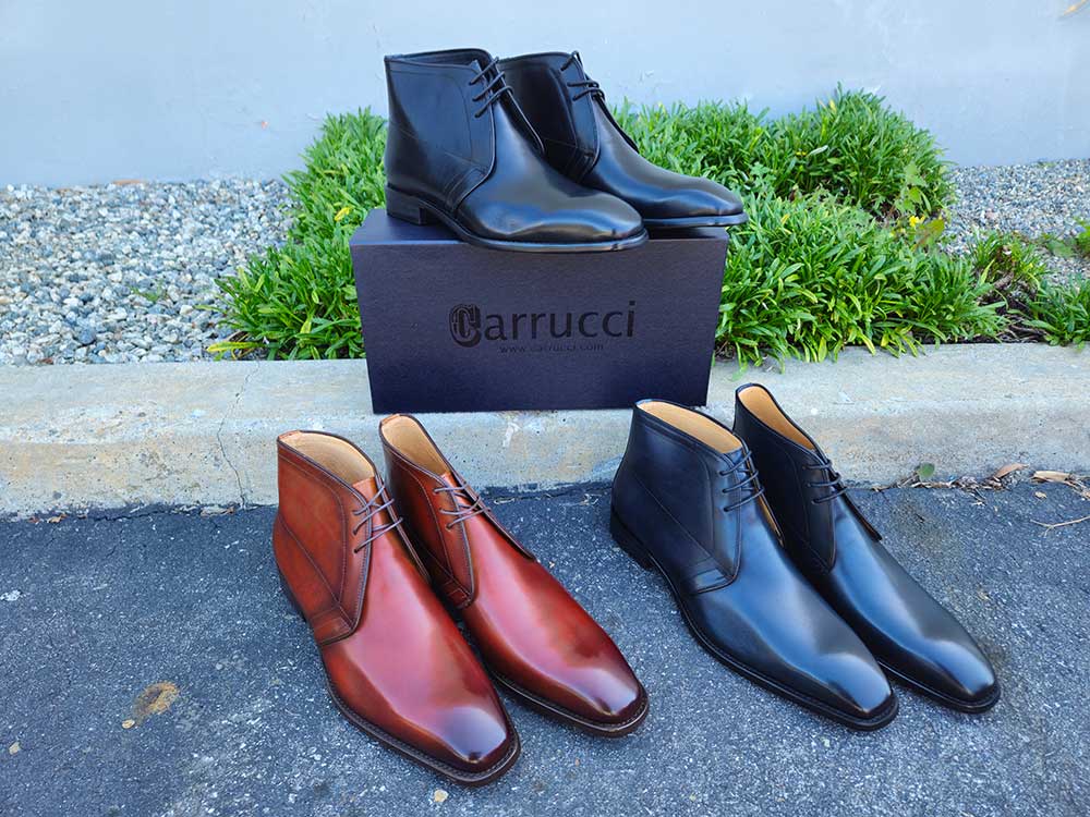 Carrucci Shoes KB509-11 Burnished Calfskin Chukka Boot KB509-11 - Image 2