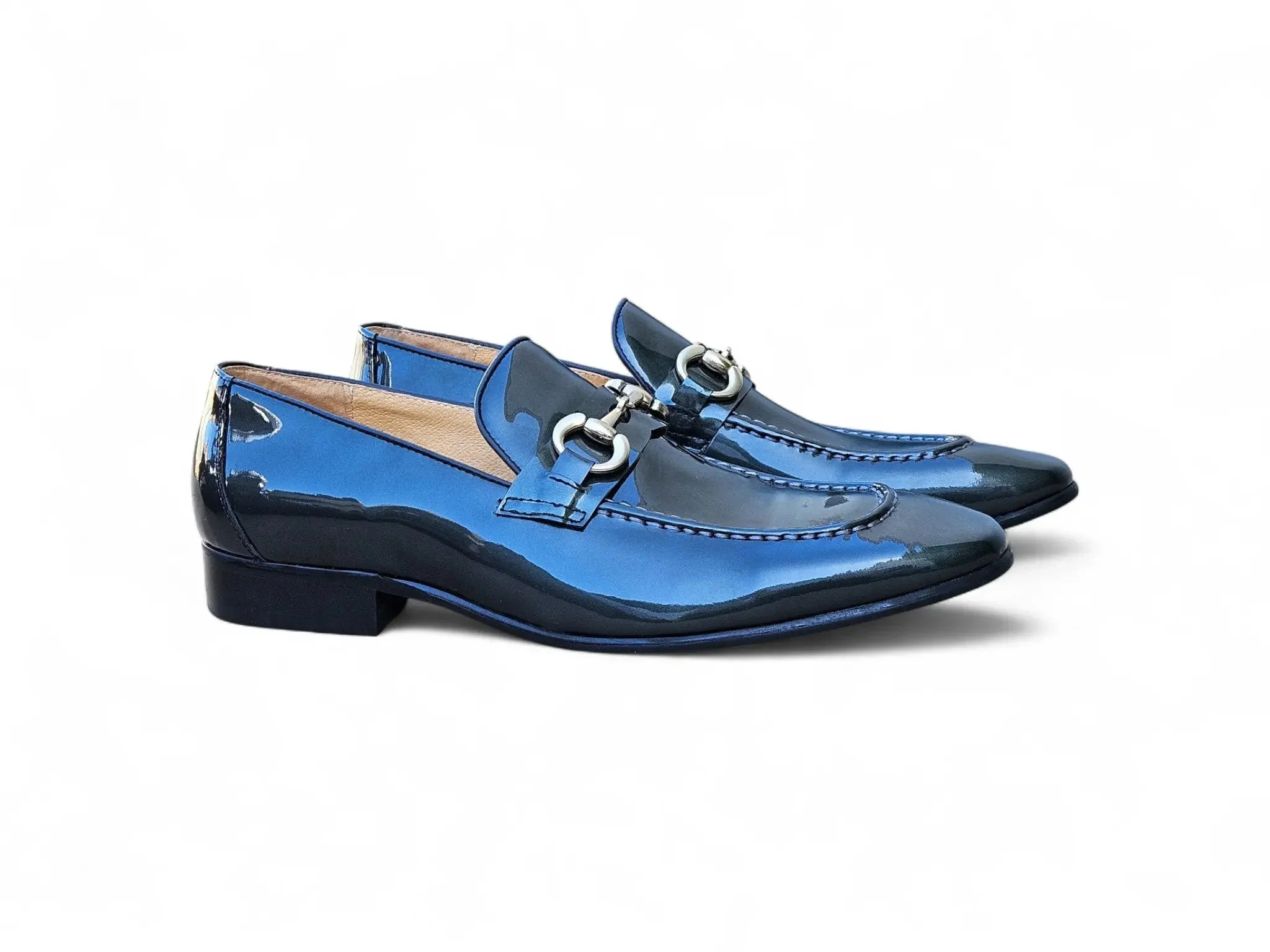 Carrucci Shoes Ks Horse Bit Loafer Patent Leather Classic KS308-101P - Image 20