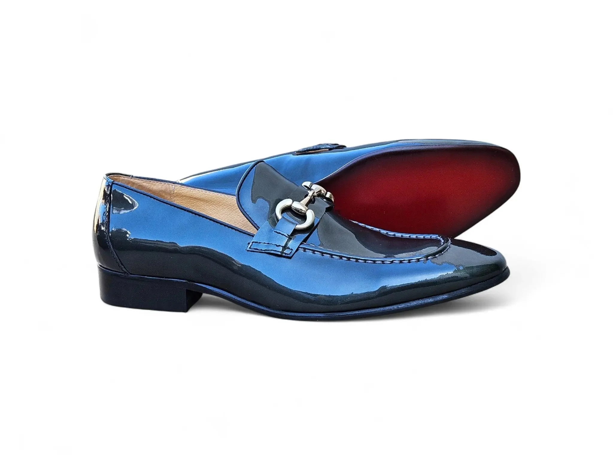 Carrucci Shoes Ks Horse Bit Loafer Patent Leather Classic KS308-101P - Image 21