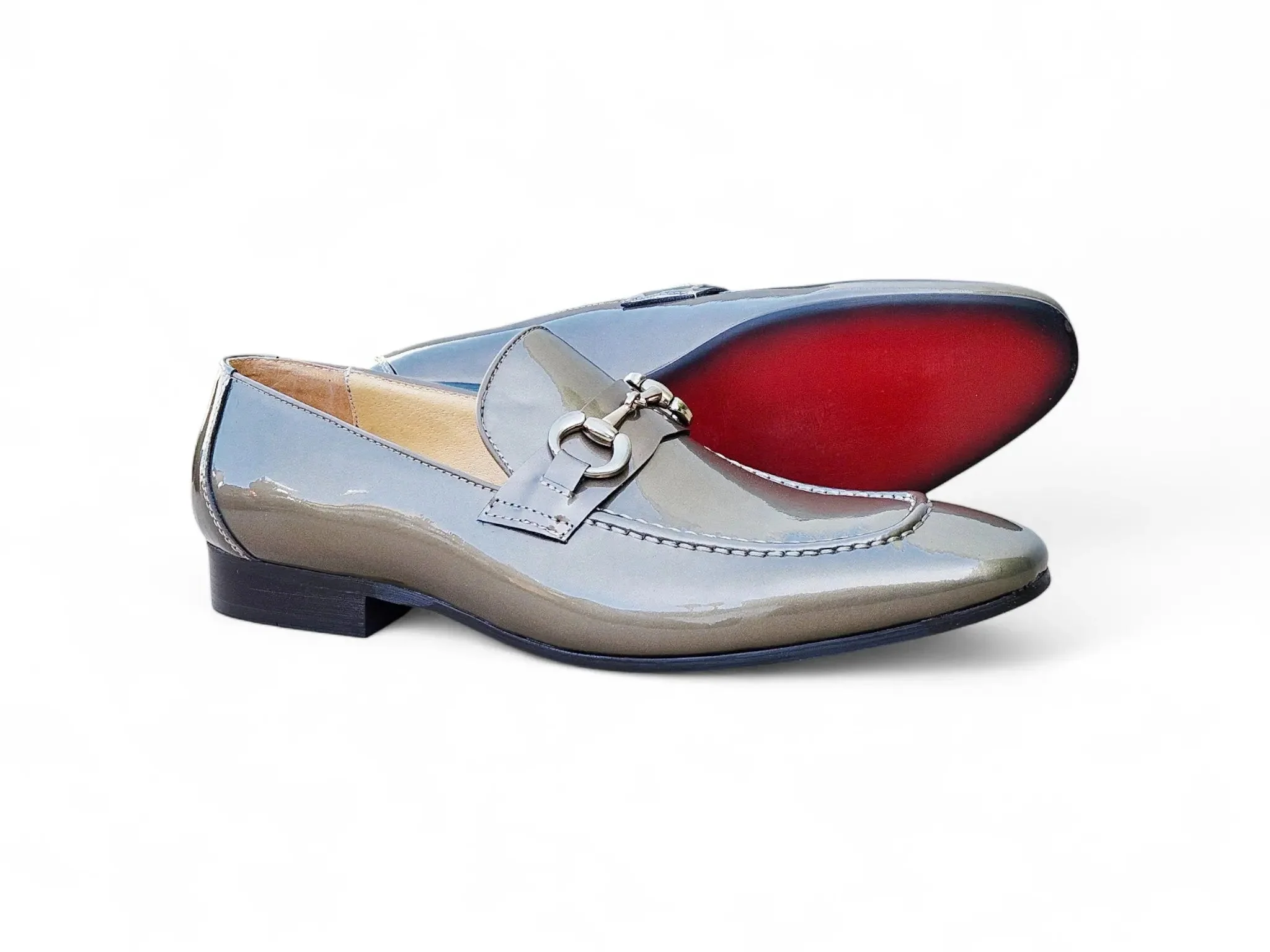 Carrucci Shoes Ks Horse Bit Loafer Patent Leather Classic KS308-101P - Image 25