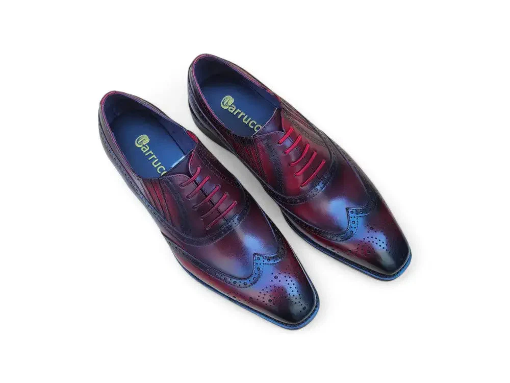 Carrucci Shoes Ks Wingtip Slip On Oxford Classic Leather KS509-18 - Image 17