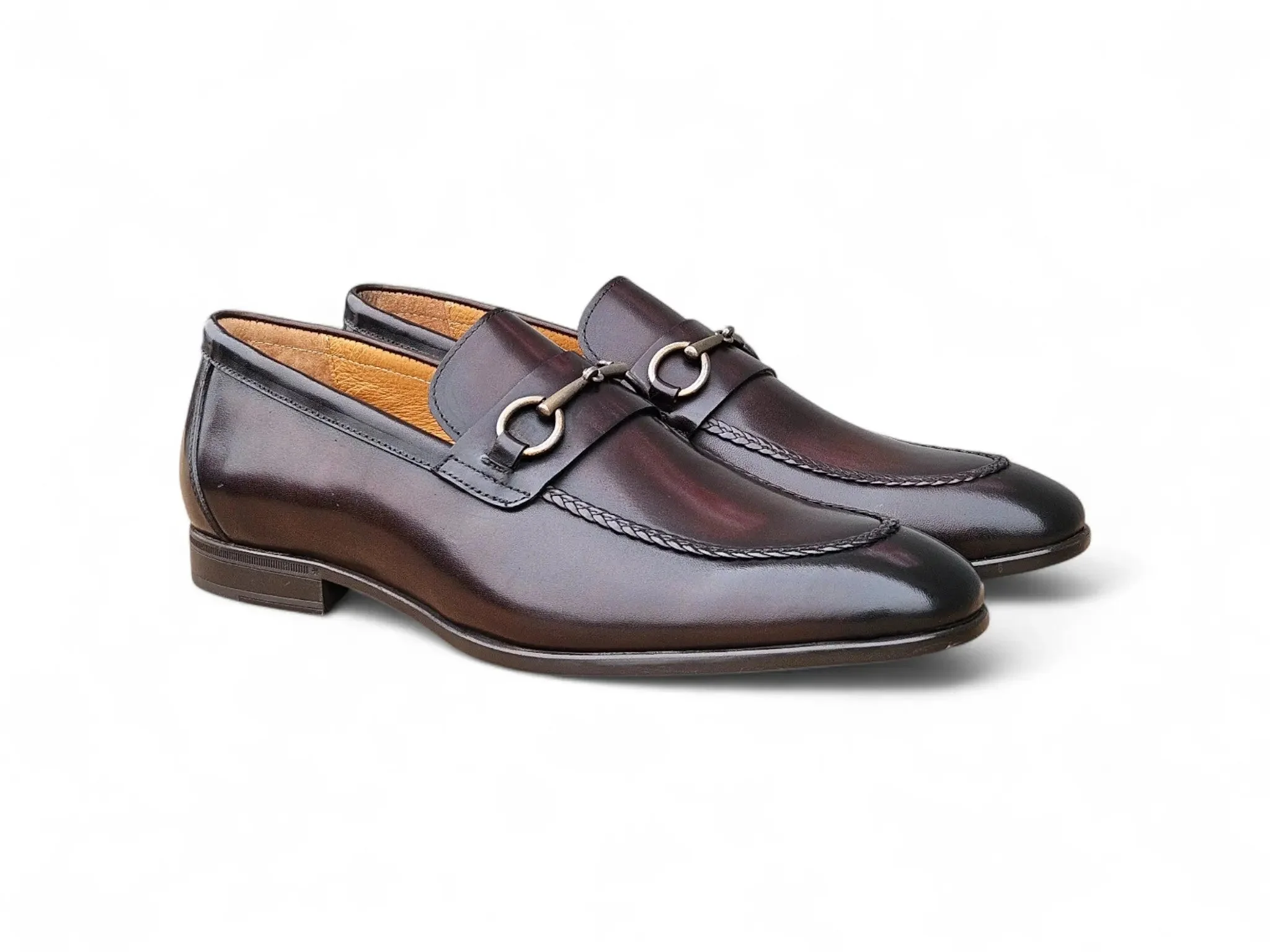 Carrucci Shoes Madison Bit Loafer Leather Black