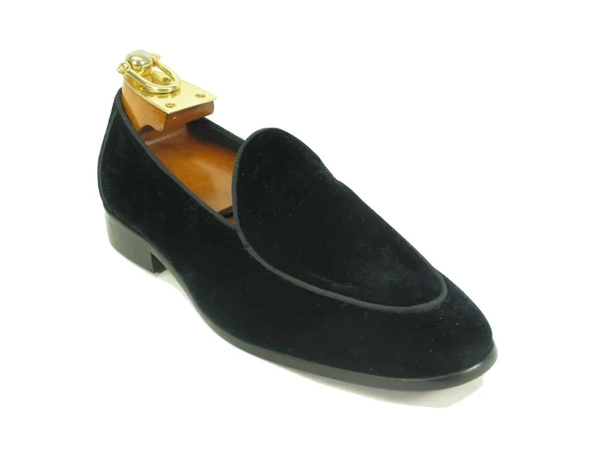 Carrucci Shoes Men's Velvet Prom Formal Shoe Elegant Classic - Image 8