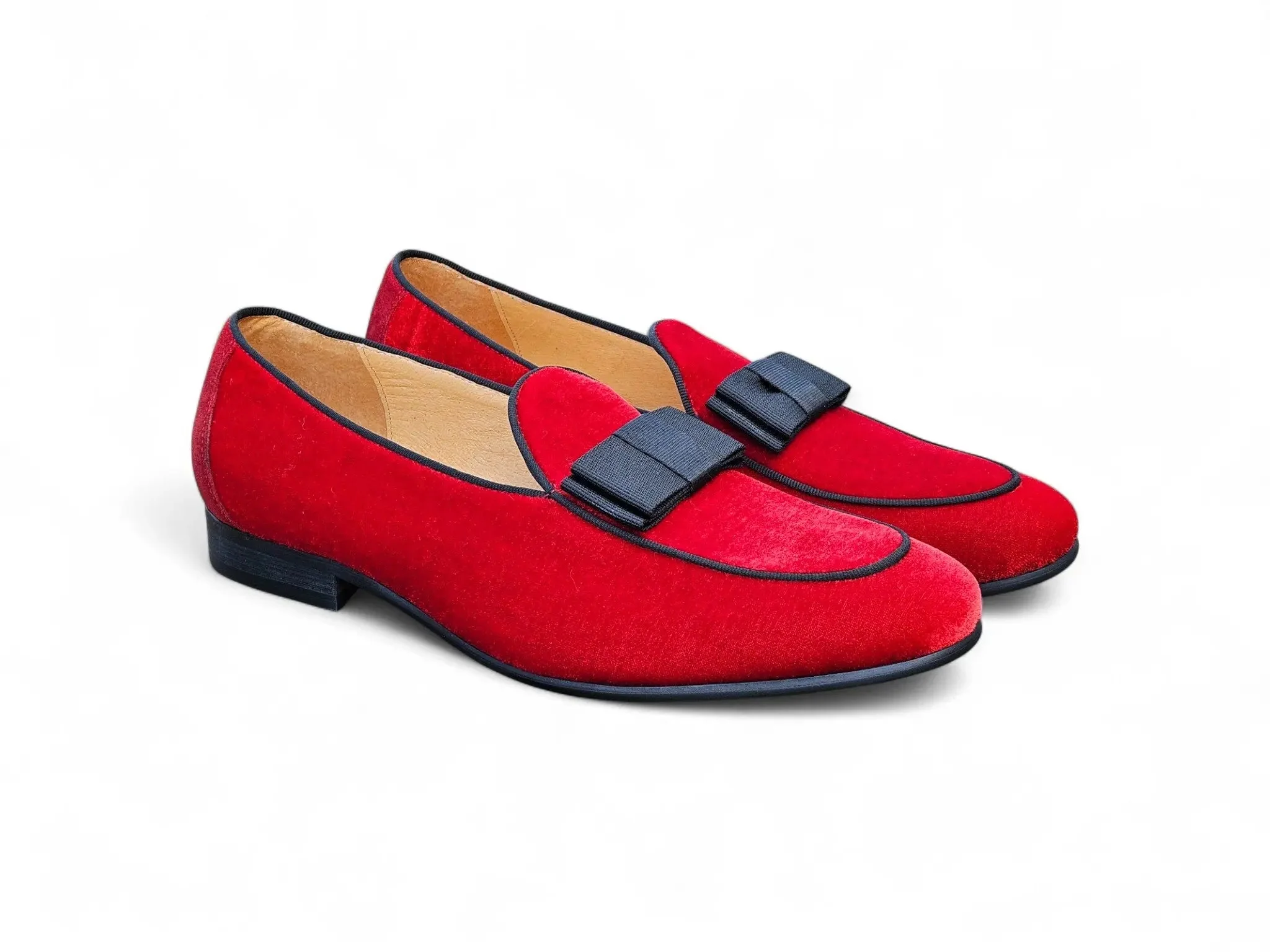 Carrucci Shoes Men's Velvet Prom Loafer Velvet KS525-102V