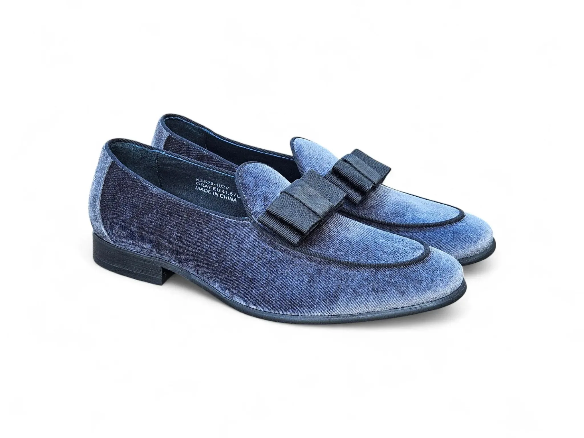 Carrucci Shoes Men's Velvet Prom Loafer Velvet KS525-102V - Image 5