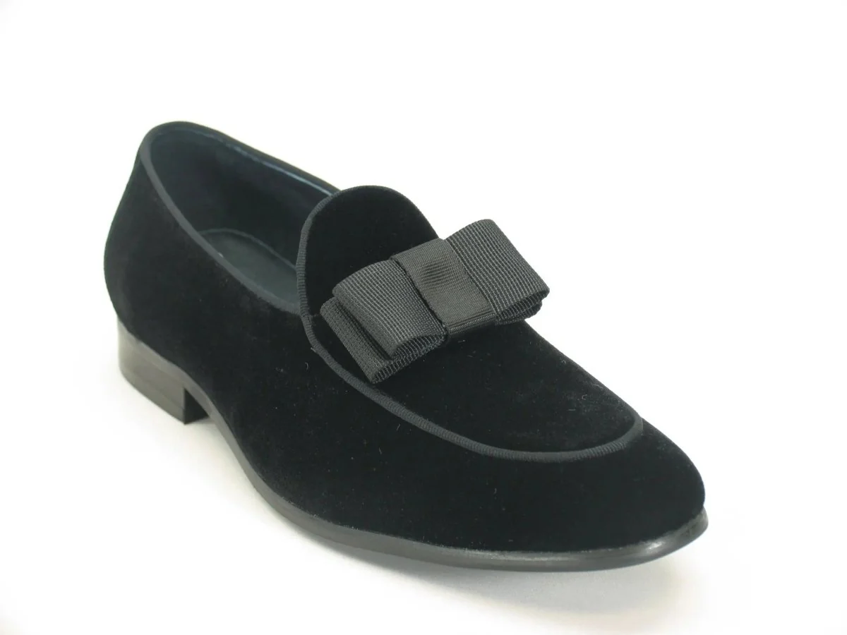 Carrucci Shoes Men's Velvet Prom Loafer Velvet KS525-102V - Image 9