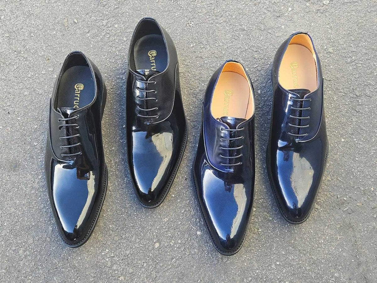 Carrucci Shoes Mix Media Patent Leather Oxford Patent Leather KS479-611P - Image 13