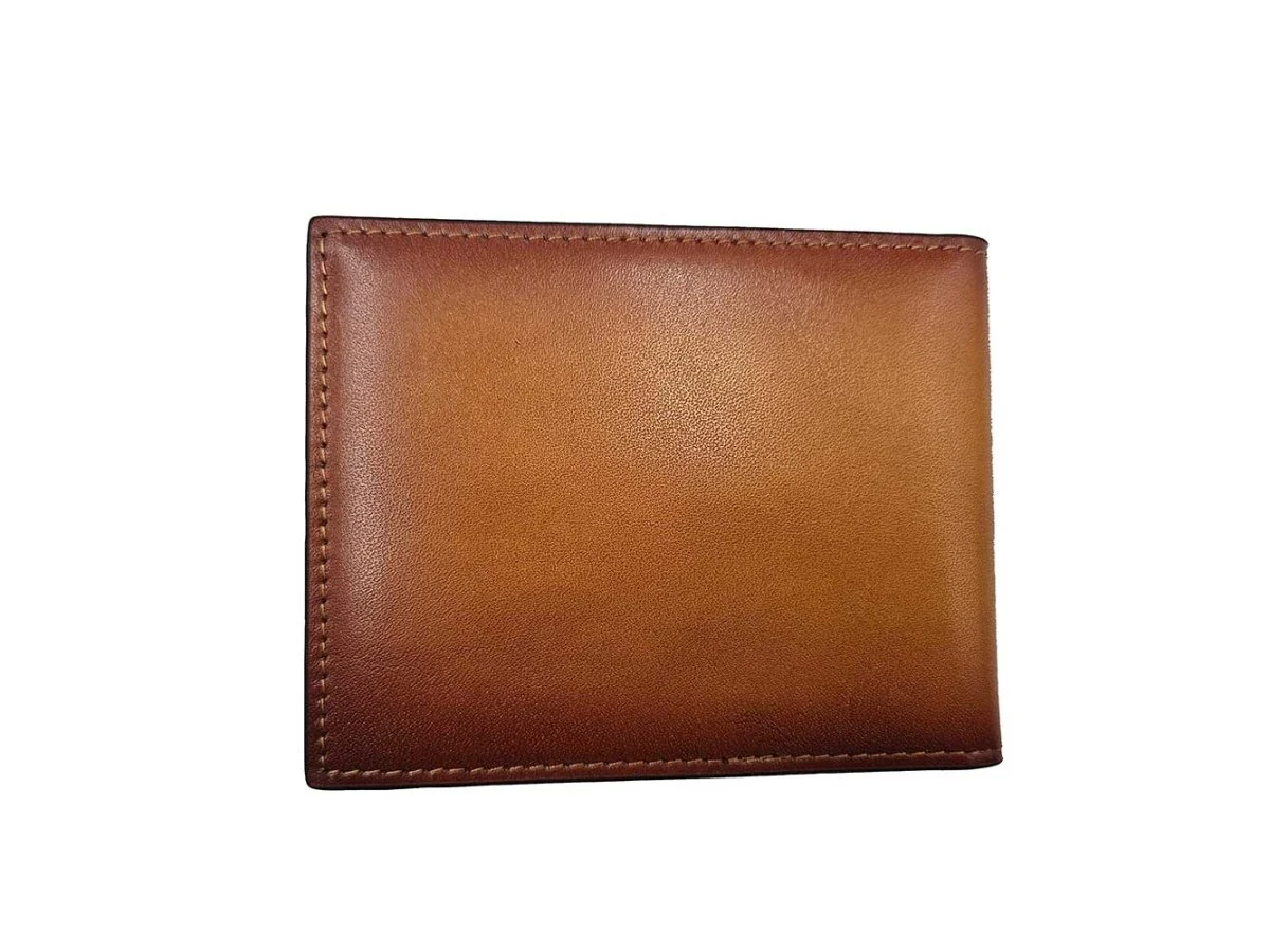 Carrucci Shoes Money Clip Bifold Wallet Calfskin Leather KC300-01 - Image 4
