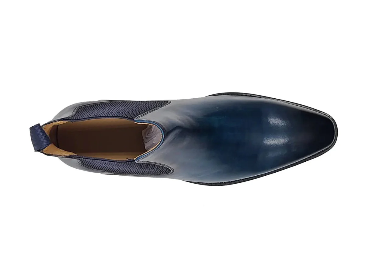 Carrucci Shoes Patina Chelsea Boot Lug Sole Calf Leather All Day Comfort KB480-102 - Image 10