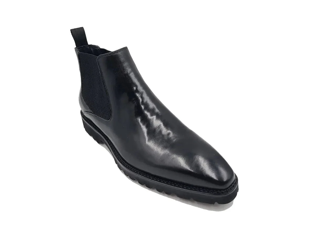 Carrucci Shoes Patina Chelsea Boot Lug Sole Calf Leather All Day Comfort KB480-102 - Image 14