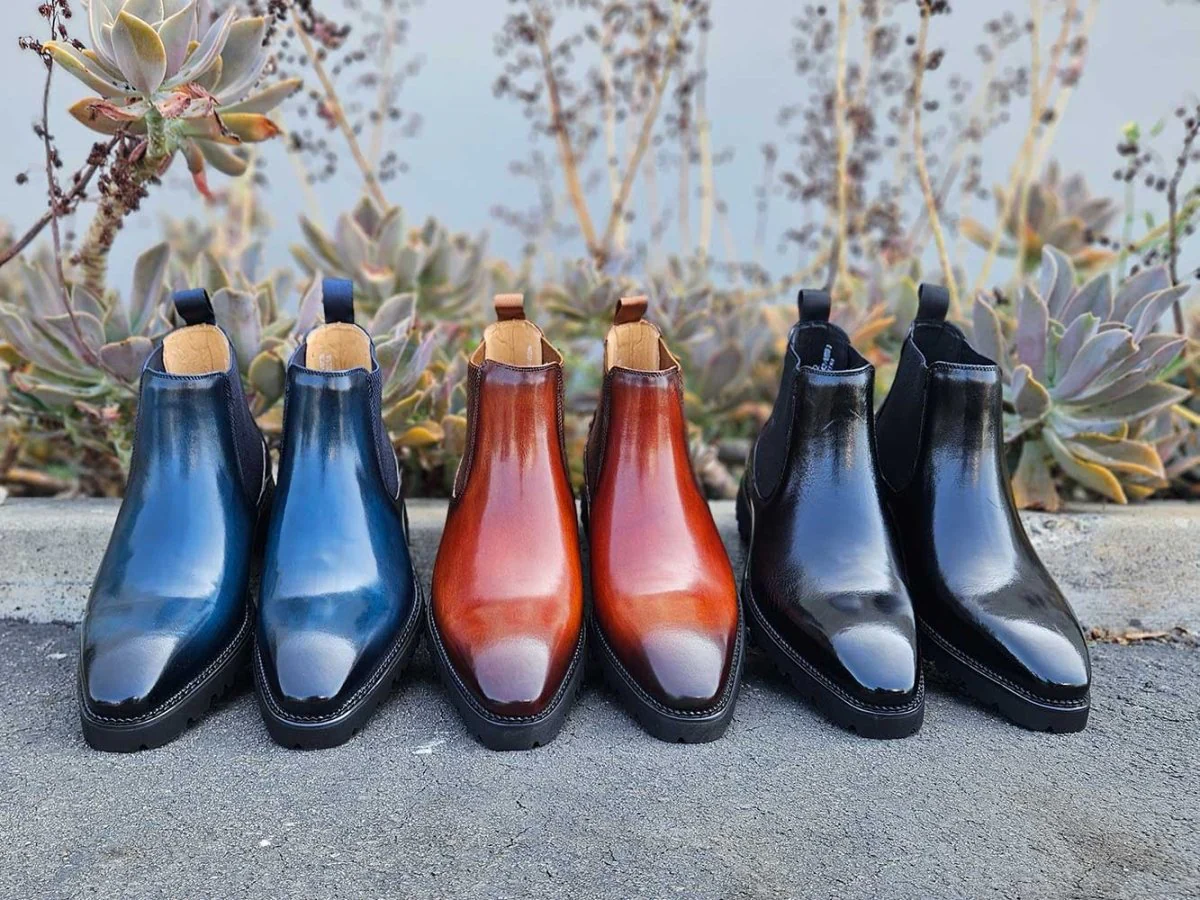 Carrucci Shoes Patina Chelsea Boot Lug Sole Calf Leather All Day Comfort KB480-102 - Image 16