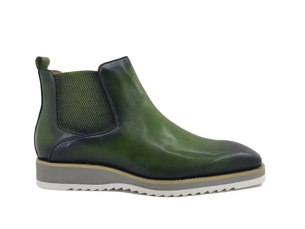 Carrucci Shoes Patina Chelsea Men's Calfskin Leather KB515-15 - Image 18