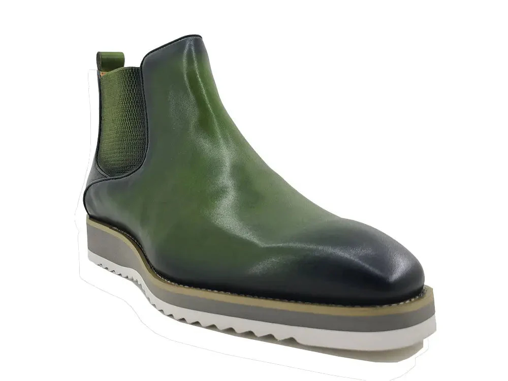 Carrucci Shoes Patina Chelsea Men's Calfskin Leather KB515-15 - Image 19