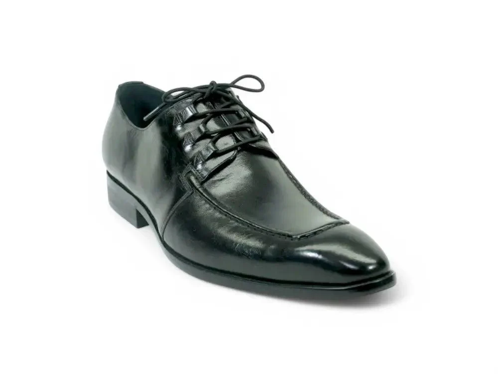 Carrucci Shoes Patina Finish Lace Up Oxford Calfskin Leather KS503-46 - Image 4