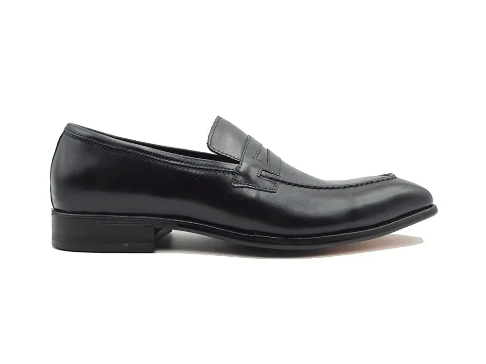 Carrucci Shoes Patina Finished Penny Loafer Men’s Leather Slip On - Image 10