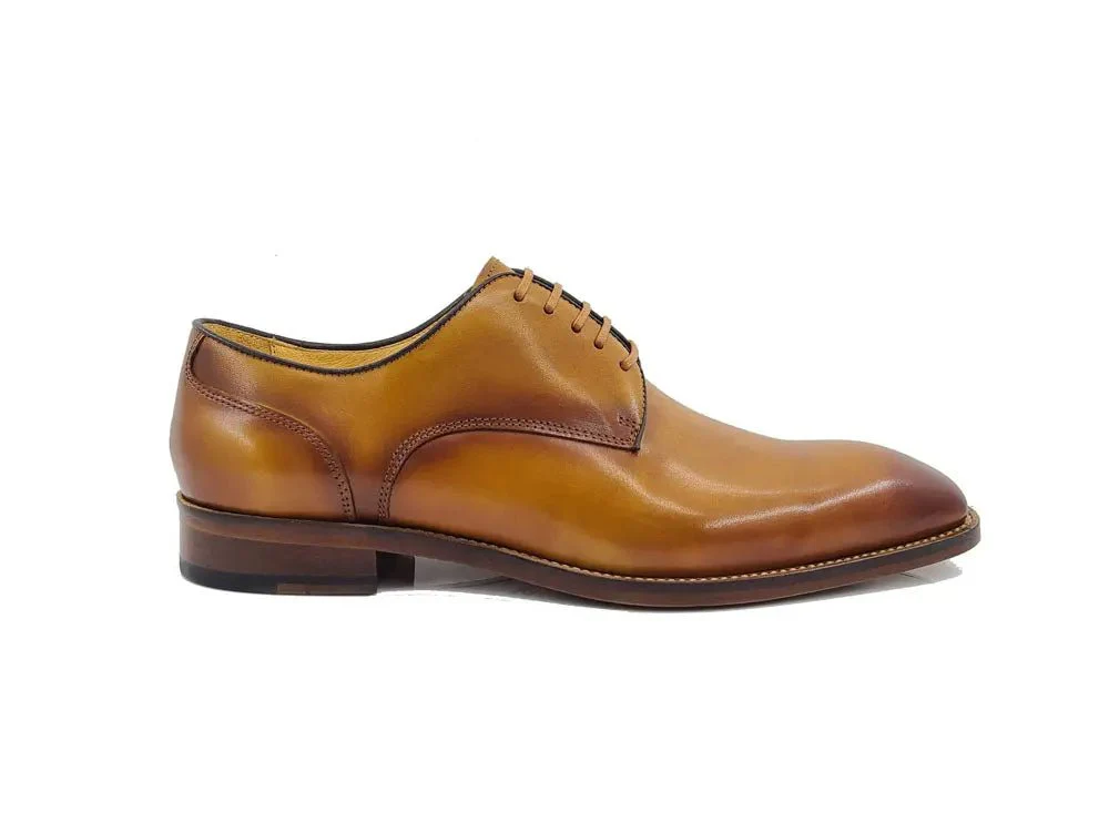 Carrucci Shoes Premium Burnished Blucher Oxford Calfskin KL901-02 - Image 2