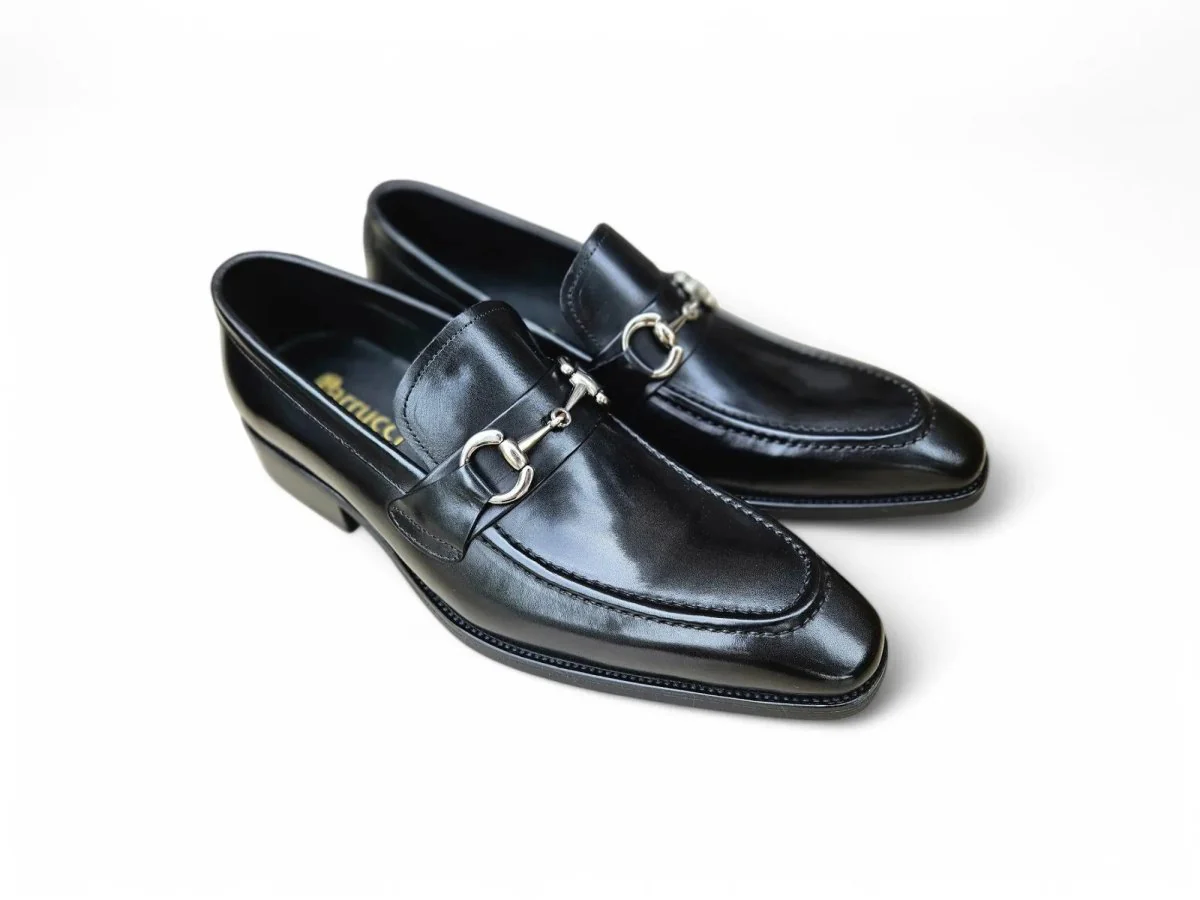 Carrucci Shoes Signature Buckle Loafer Men's Leather KS503-02 - Image 10