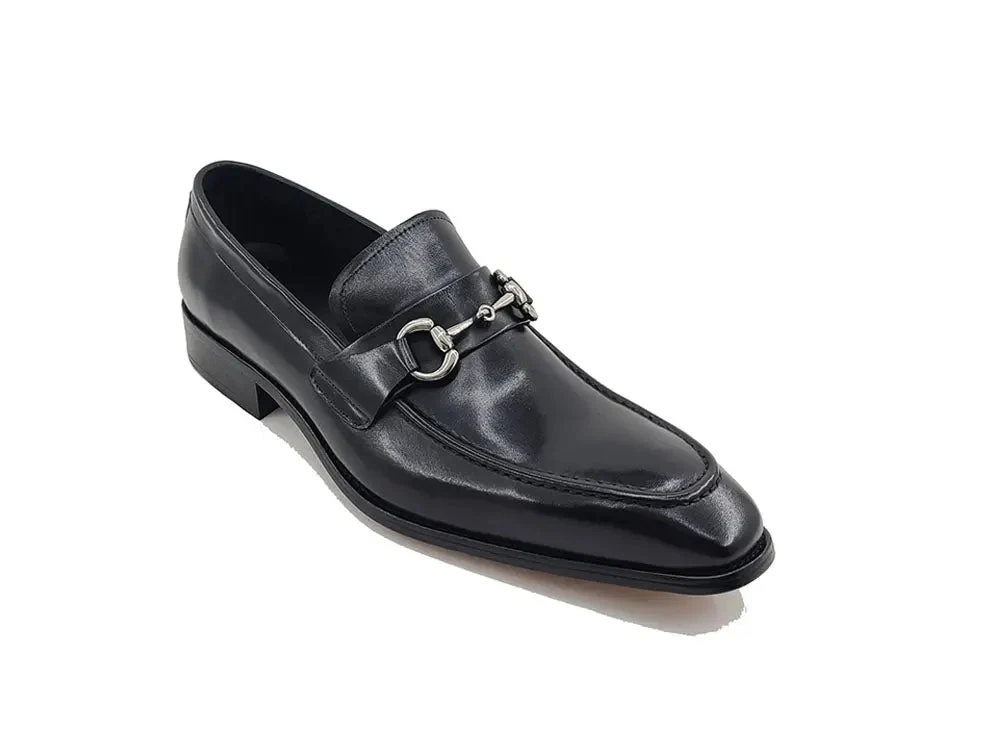 Carrucci Shoes Signature Buckle Loafer Men's Leather KS503-02 - Image 12
