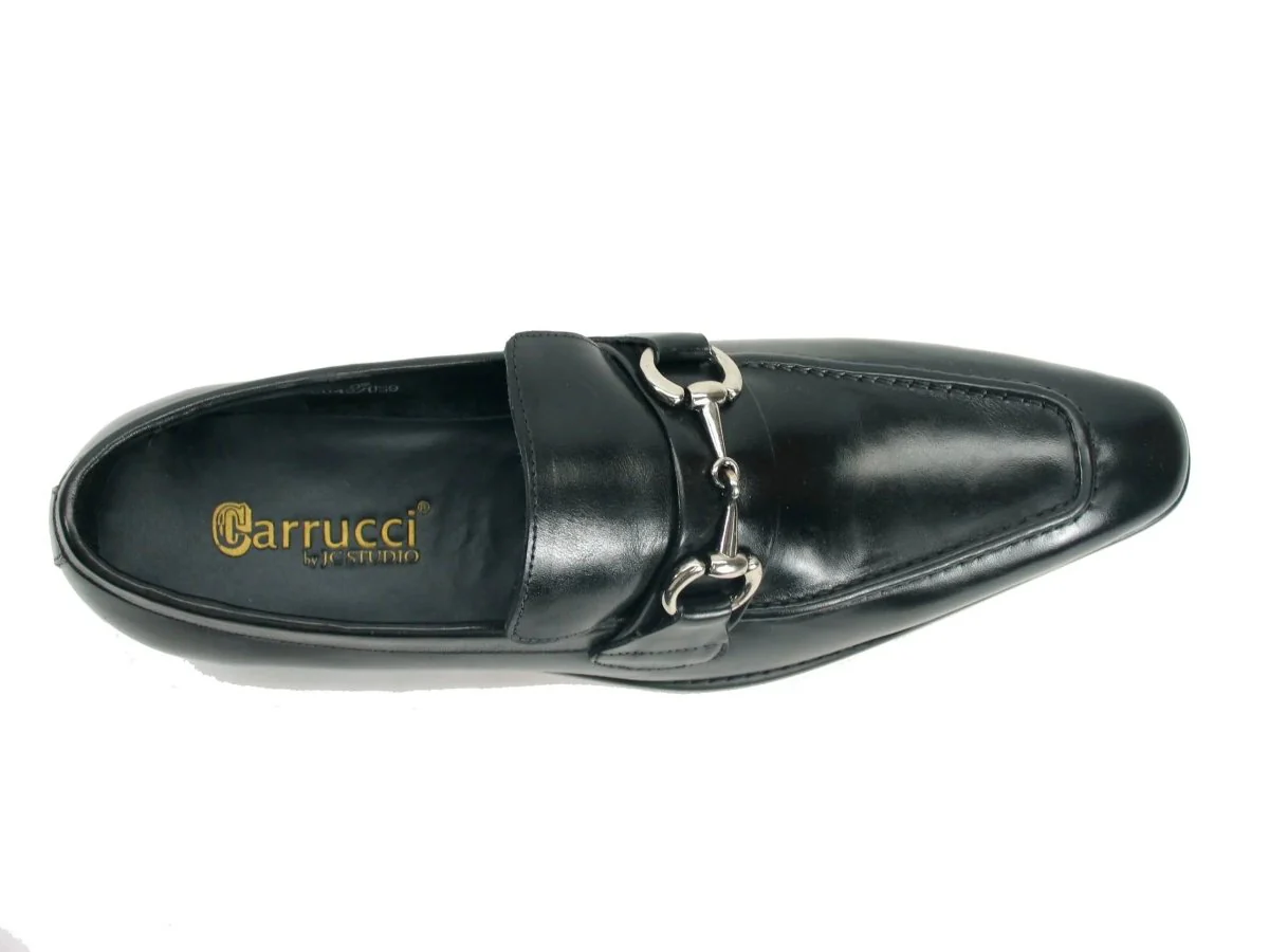 Carrucci Shoes Signature Buckle Loafer Men's Leather KS503-02 - Image 13