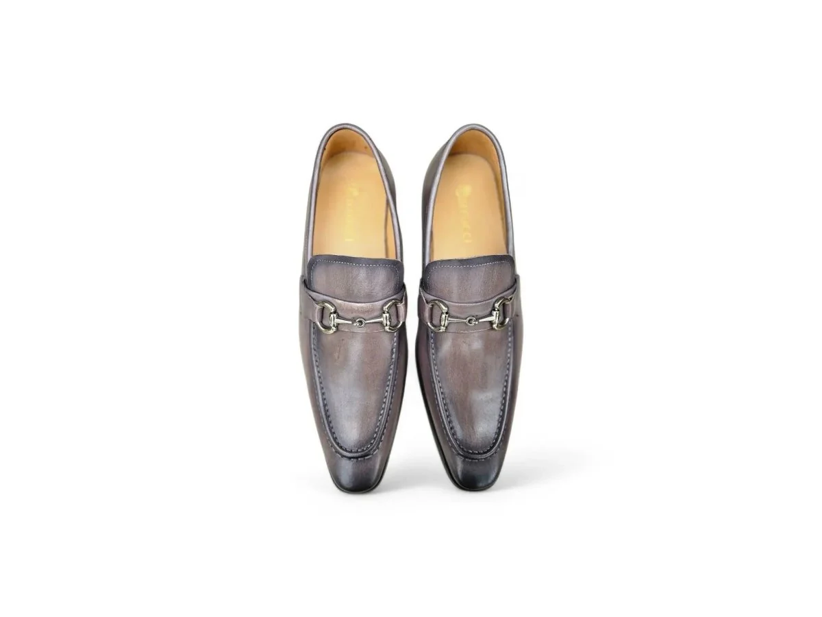 Carrucci Shoes Signature Buckle Loafer Men's Leather KS503-02 - Image 20