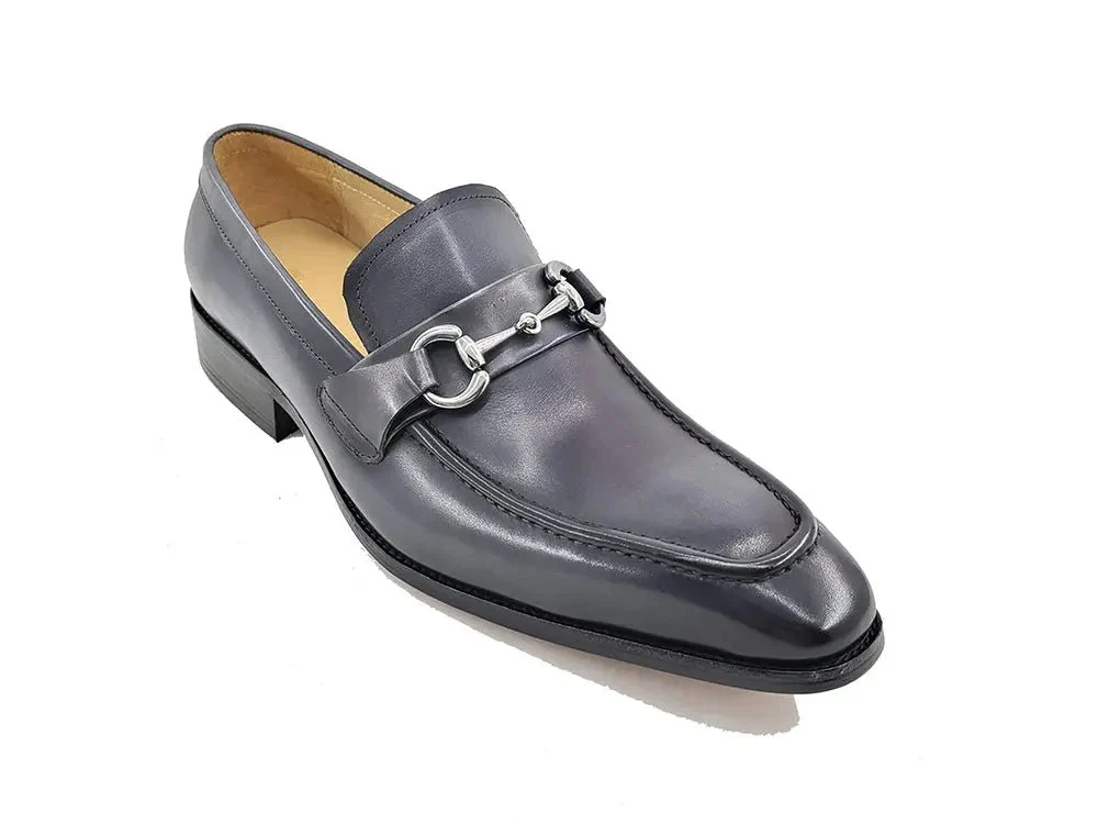 Carrucci Shoes Signature Buckle Loafer Men's Leather KS503-02 - Image 22