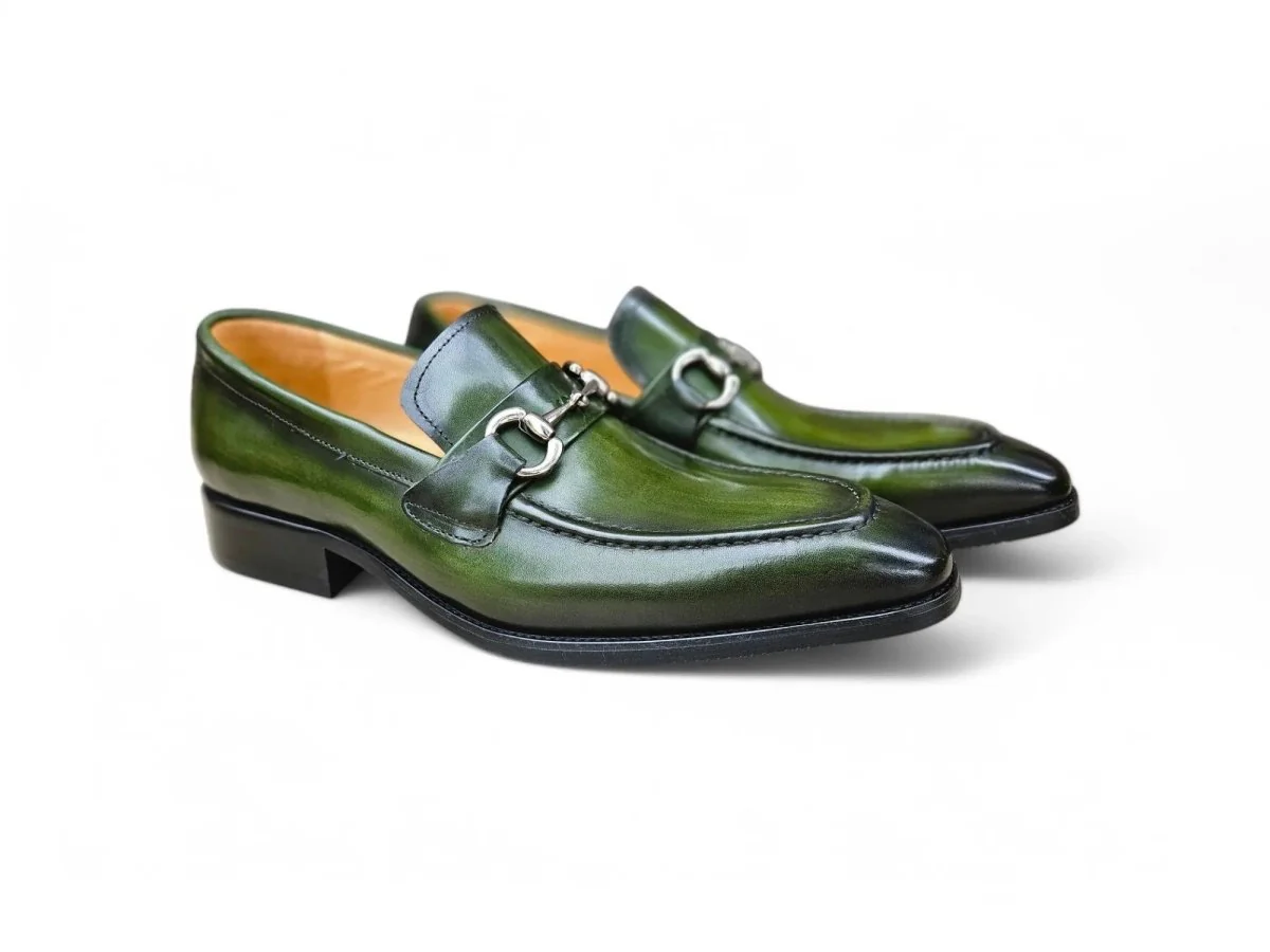 Carrucci Shoes Signature Buckle Loafer Men's Leather KS503-02 - Image 23