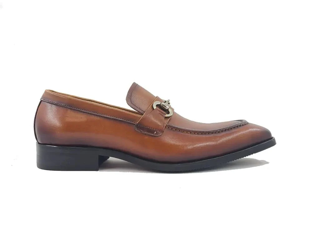 Carrucci Shoes Signature Buckle Loafer Men's Leather KS503-02 - Image 7