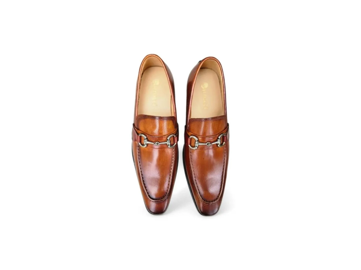 Carrucci Shoes Signature Buckle Loafer Men's Leather KS503-02 - Image 8