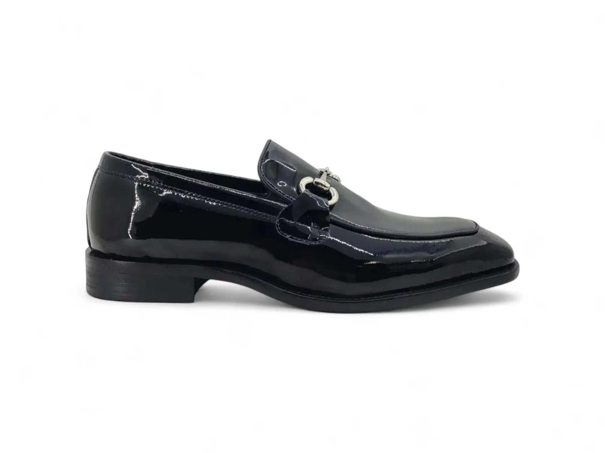 Carrucci Shoes Signature Horse Bit Calfskin Slip On Loafer KS509-28P - Image 19