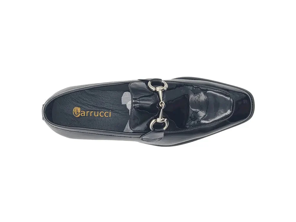 Carrucci Shoes Signature Horse Bit Calfskin Slip On Loafer KS509-28P - Image 2