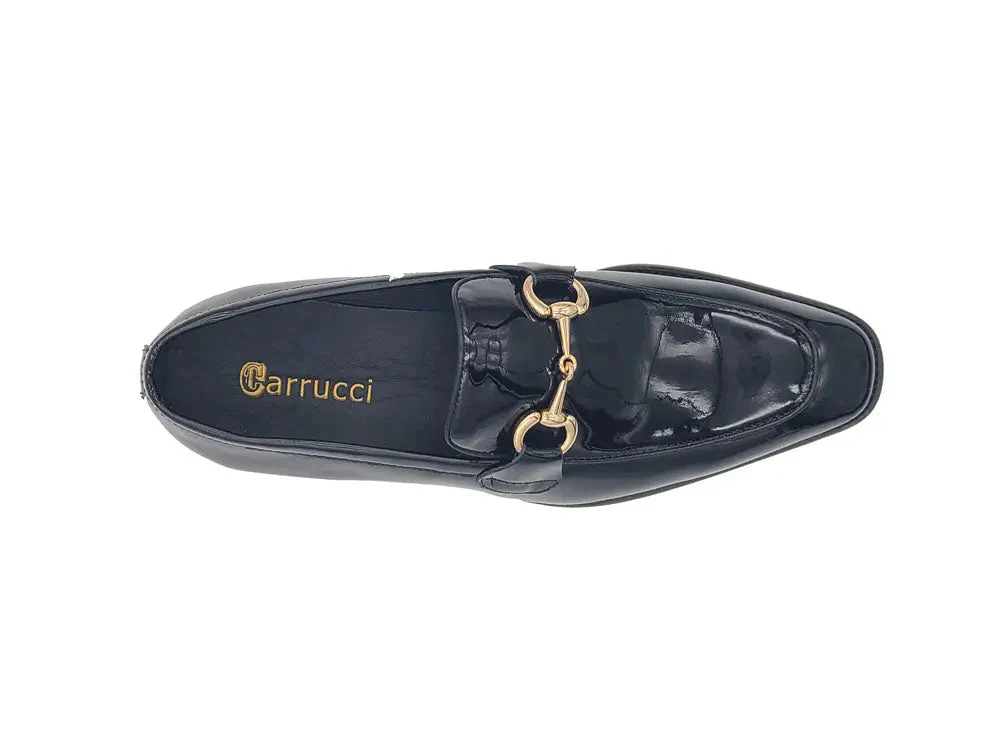 Carrucci Shoes Signature Horse Bit Calfskin Slip On Loafer KS509-28P - Image 6