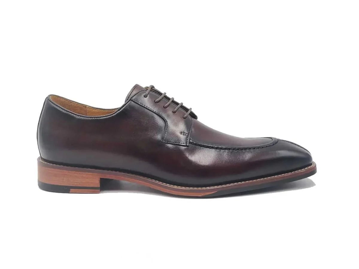 Carrucci Shoes Split Toe Oxford Men's Leather Dress Shoes KL903-07 - Image 4