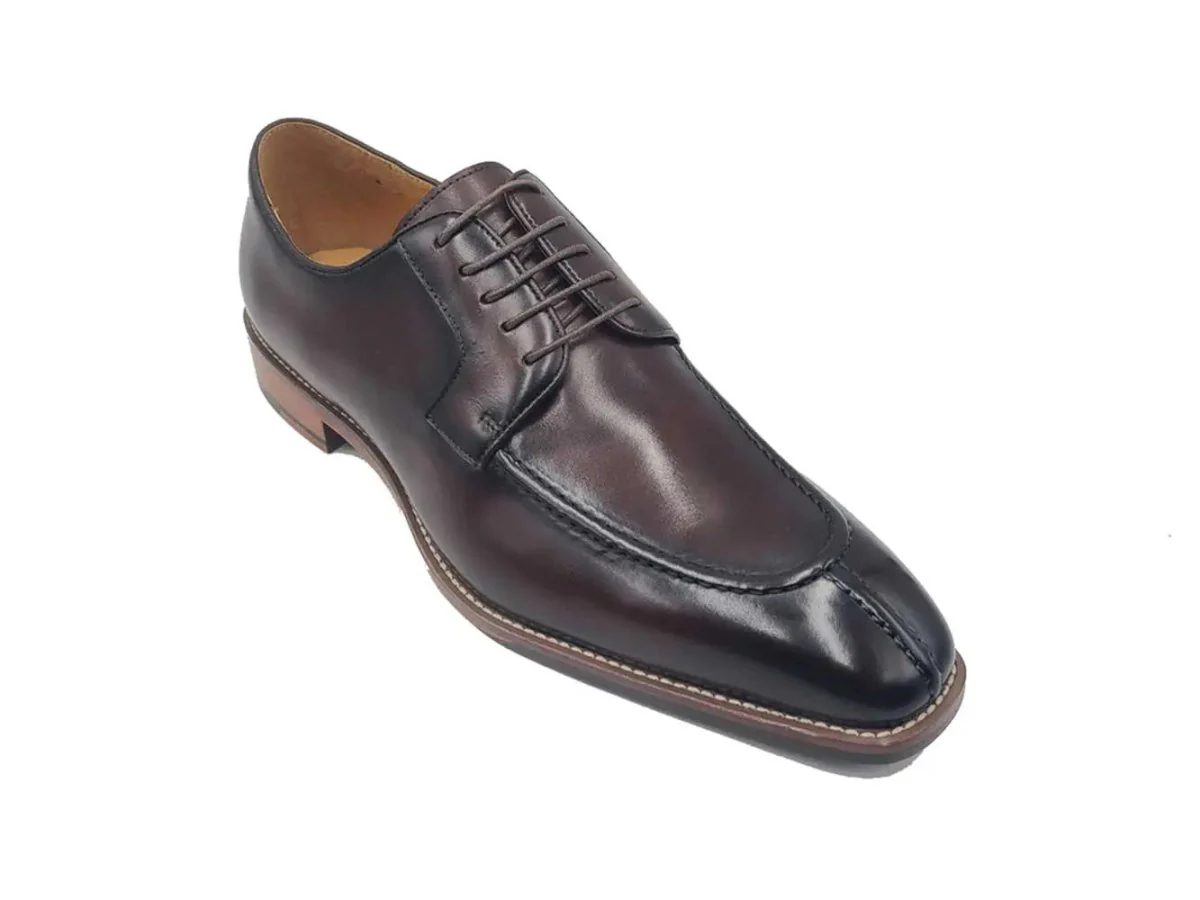 Carrucci Shoes Split Toe Oxford Men's Leather Dress Shoes KL903-07 - Image 5