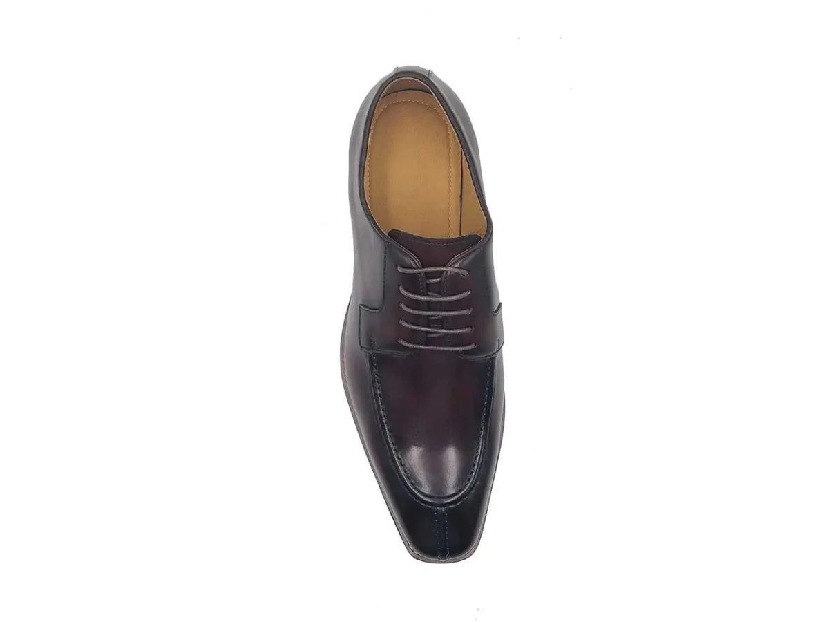 Carrucci Shoes Split Toe Oxford Men's Leather Dress Shoes KL903-07 - Image 6