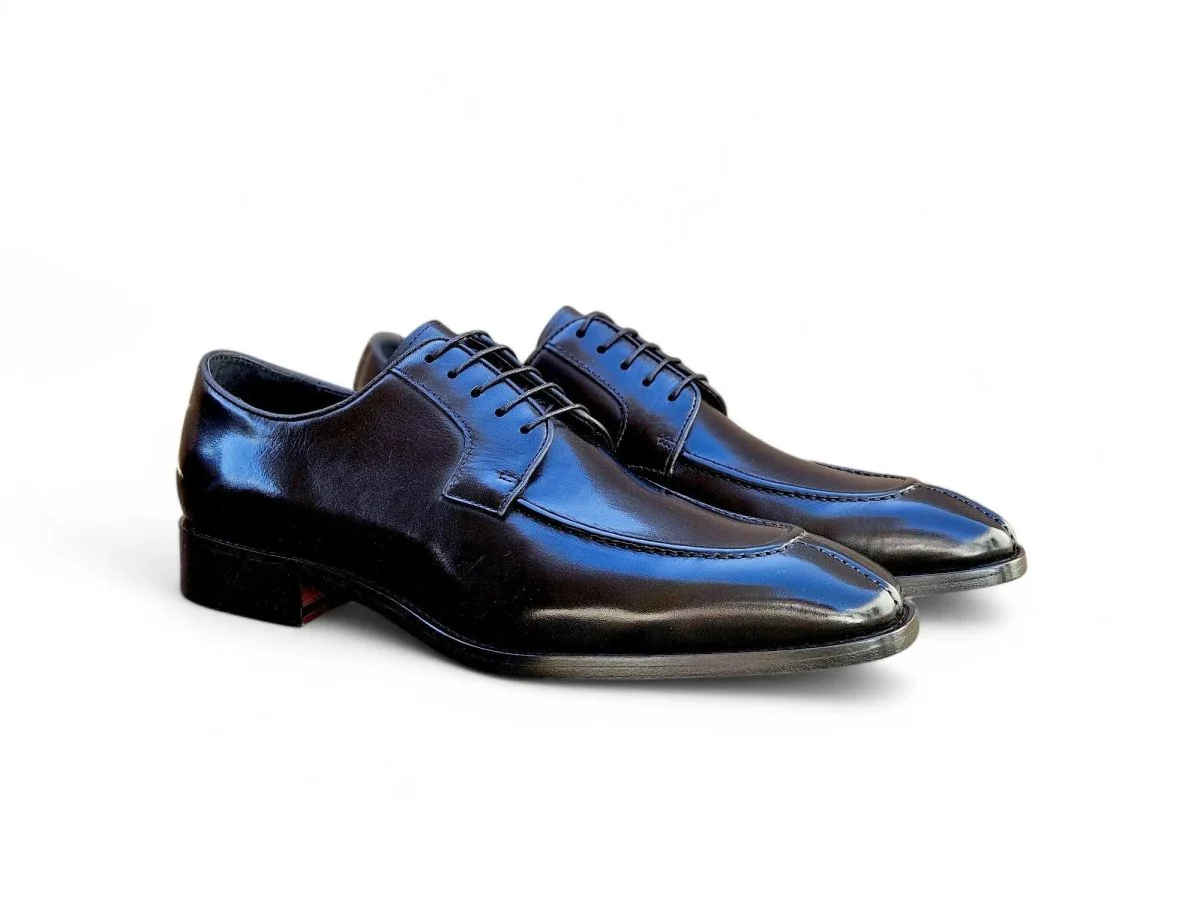 Carrucci Shoes Split Toe Oxford Men's Leather Dress Shoes KL903-07 - Image 7